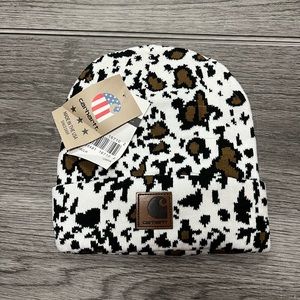 Leopard print Carhartt beanie